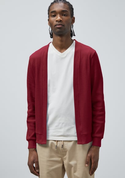 Waffle Cardigan