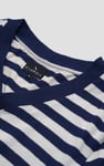 Striped V-neck Button Front Cardigan