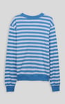 Striped V-neck Button Front Cardigan