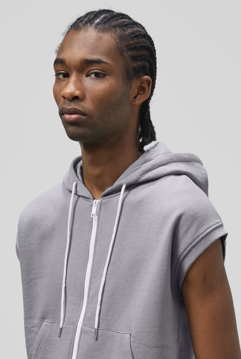 Grey Zip Up Hoodie