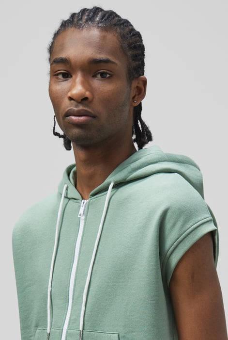 Green Zip Up Hoodie
