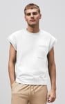 Crew Neck Sleeveless Sweatshirt