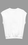 Crew Neck Sleeveless Sweatshirt