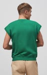 Crew Neck Sleeveless Sweatshirt
