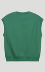 Crew Neck Sleeveless Sweatshirt