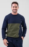 Crew Neck Colour Block Sweatshirt