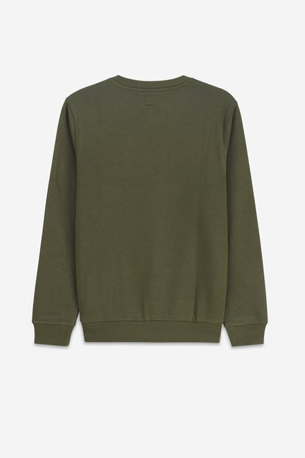 Crew Neck Colour Block Sweatshirt