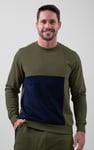 Crew Neck Colour Block Sweatshirt