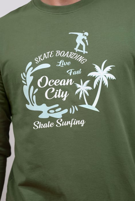 Green Paradise Surf Sweatshirt