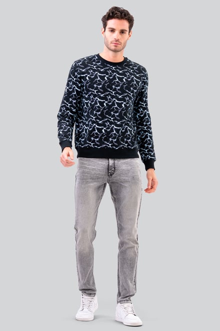 Mens Crack Print Sweatshirt