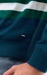 Mens Classic Print Stripe Sweatshirt