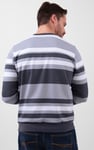 Mens Classic Print Stripe Sweatshirt