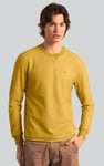Honeycomb Design Jersey Long Sleeve T-Shirt