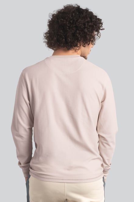 Honeycomb Design Jersey Long Sleeve T-Shirt