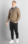 Heavy Jersey Zip Through Hoodie