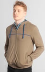 Heavy Jersey Zip Through Hoodie