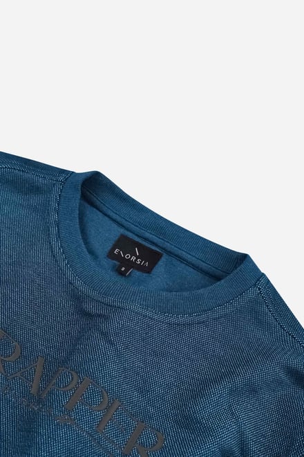Heavy Pique Terry Crew Neck Sweatshirt