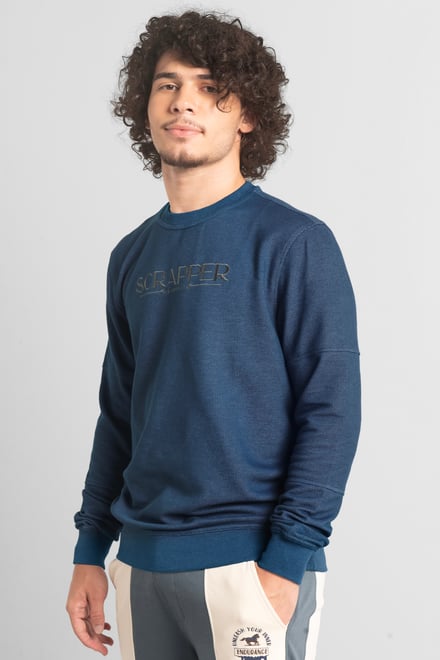 Heavy Pique Terry Crew Neck Sweatshirt