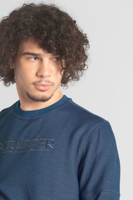 Heavy Pique Terry Crew Neck Sweatshirt