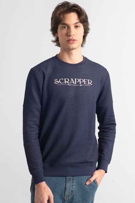 Heavy Pique Terry Crew Neck Sweatshirt