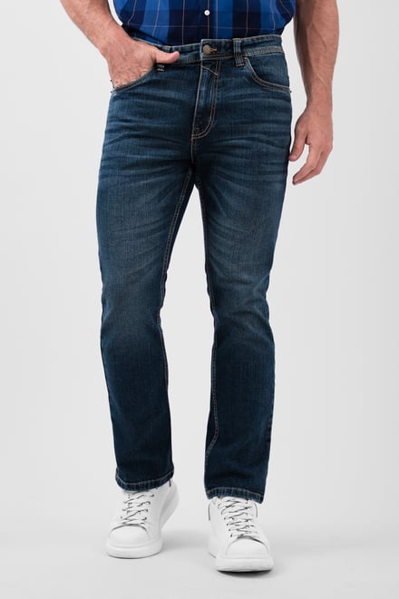 Vintage Deep Wash Bootcut Jeans