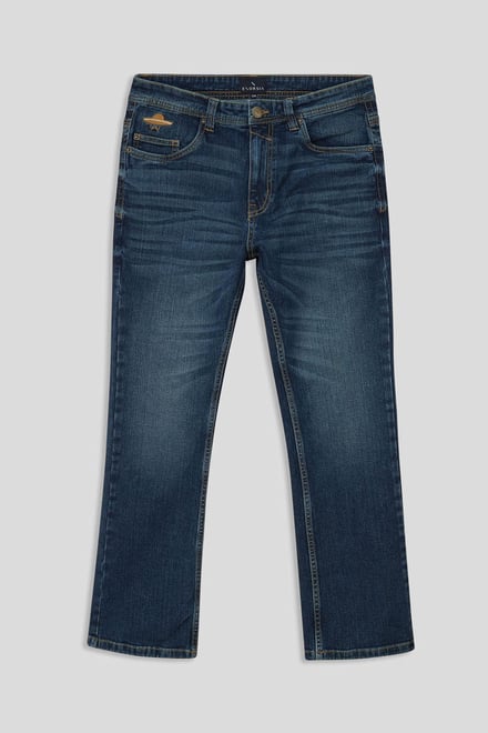 Vintage Deep Wash Bootcut Jeans