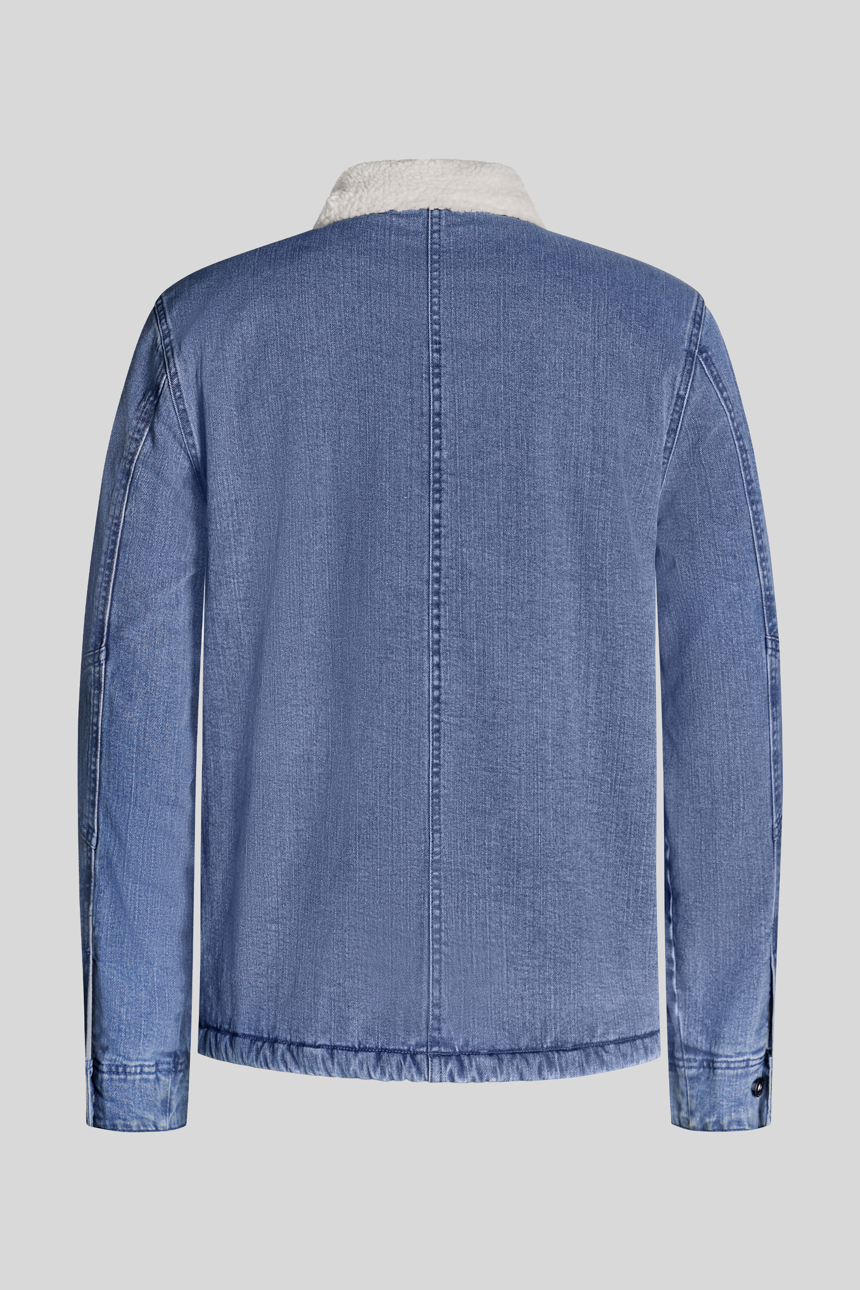 Men's Borg Lined Denim Tucker Jacket