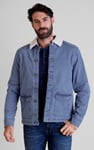 Men's Borg Lined Denim Tucker Jacket