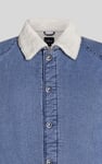 Men's Borg Lined Denim Tucker Jacket