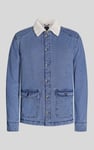 Men's Borg Lined Denim Tucker Jacket