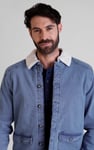 Men's Borg Lined Denim Tucker Jacket