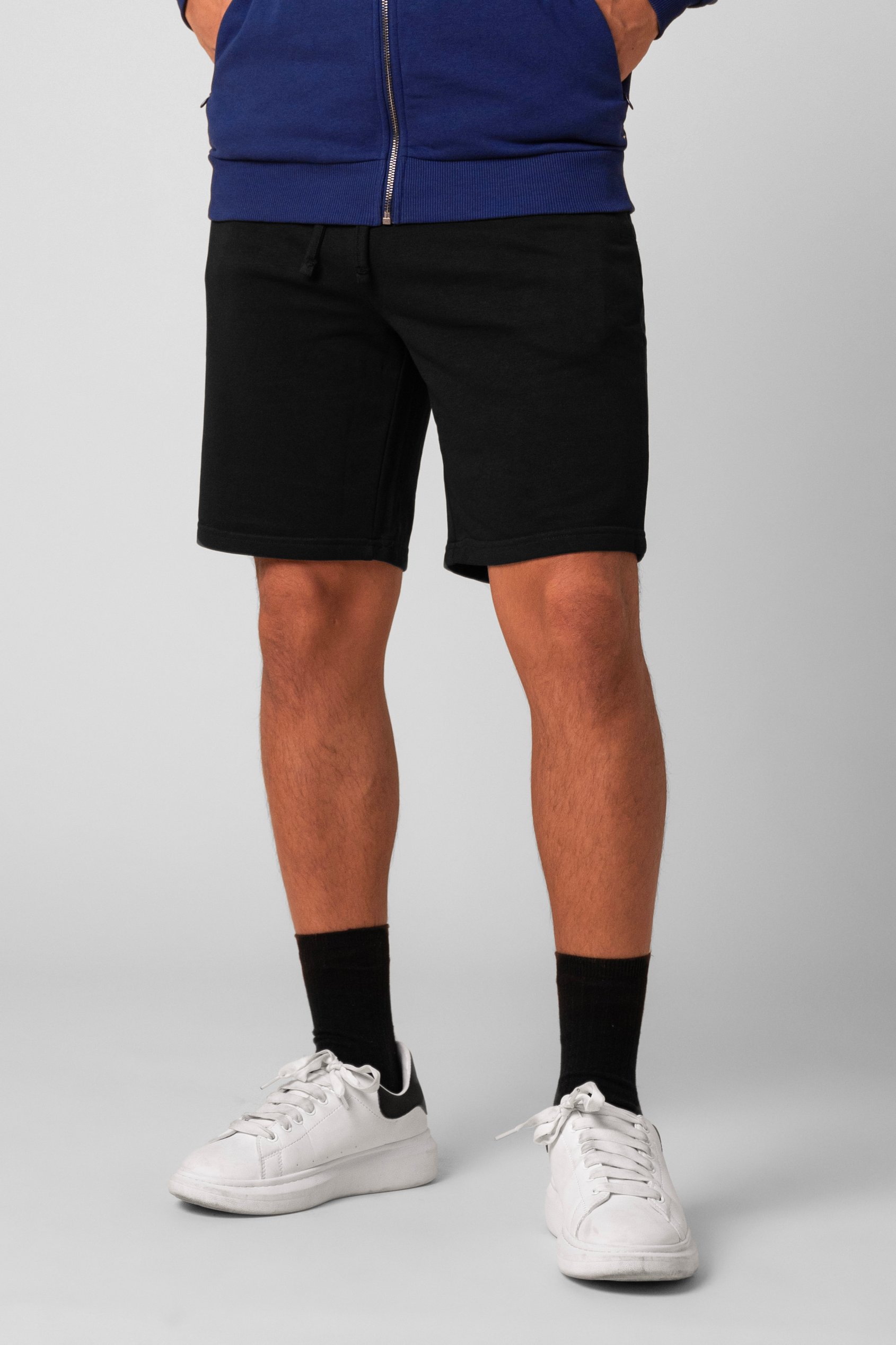 Enorsia Men's Black Essential Jersey Shorts - Uk S