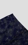 Mens Pure Cotton Palm Print Cargo Shorts