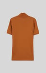 Ribbed Zip Neck Short Sleeve Polo