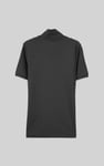 Ribbed Zip Neck Short Sleeve Polo