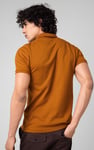 Ribbed Zip Neck Short Sleeve Polo
