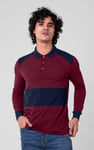 Mens Cut & Sew Pique Polo