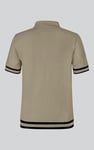 Men's Premium Polo Shirt With Stripe Rib