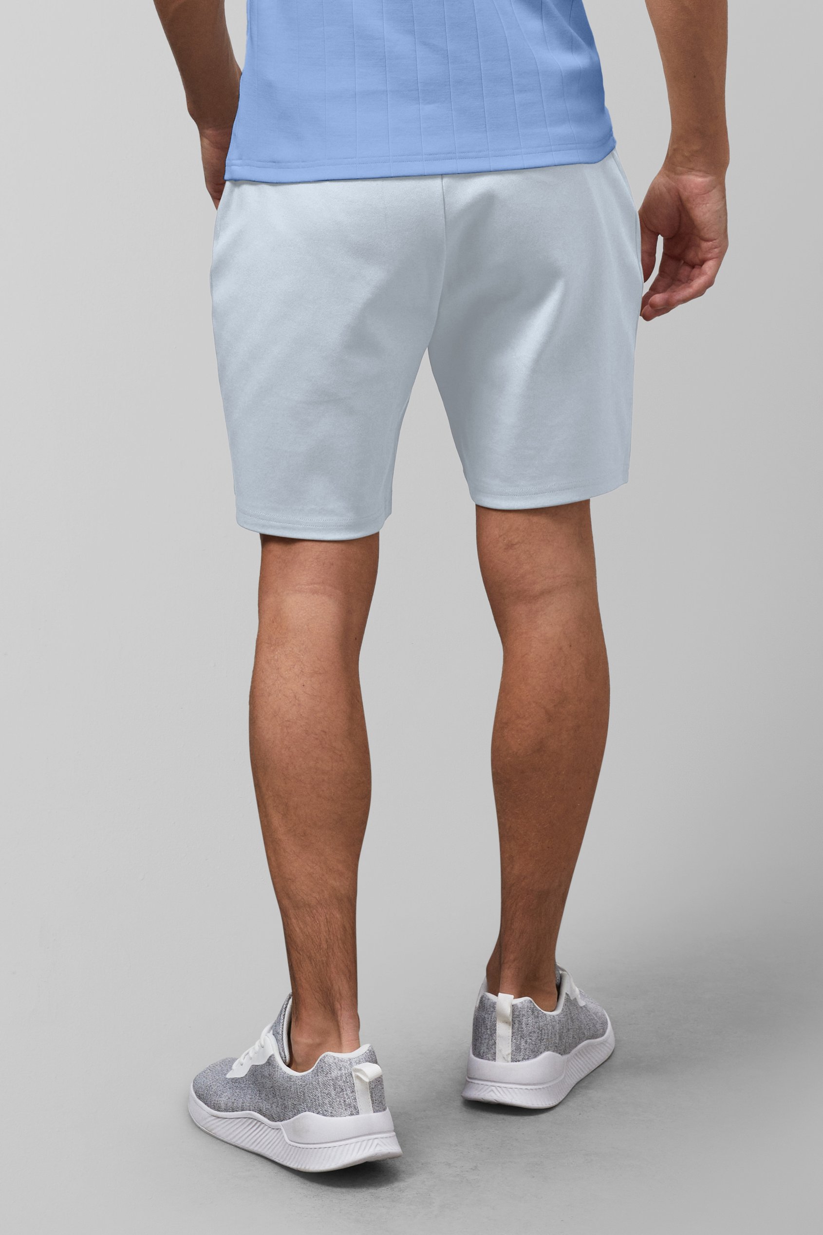 Men's Straight Fit Zip Pocket Jersey Shorts | Enorsia