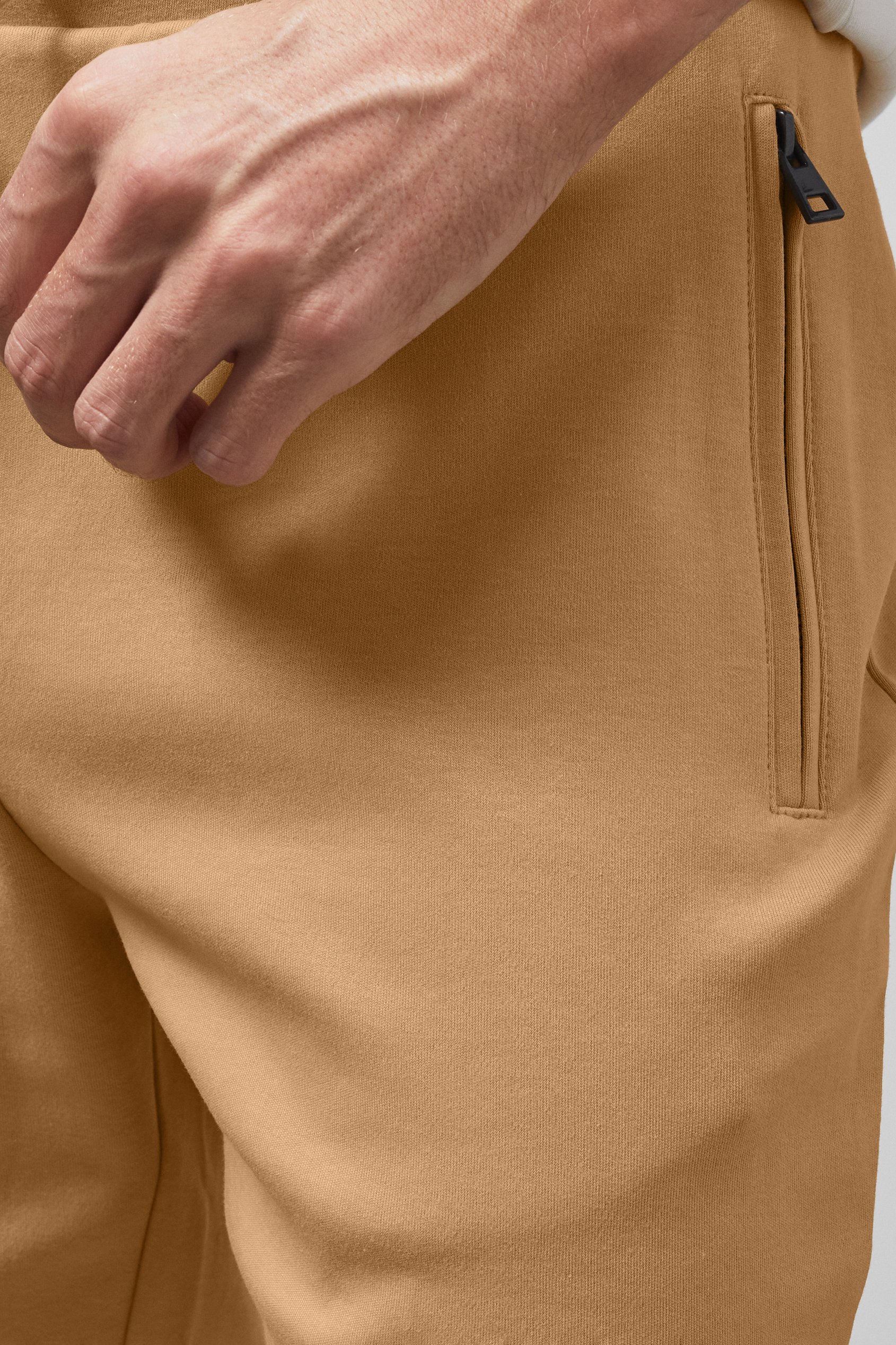 Mens Jersey Shorts With Zip Pocket