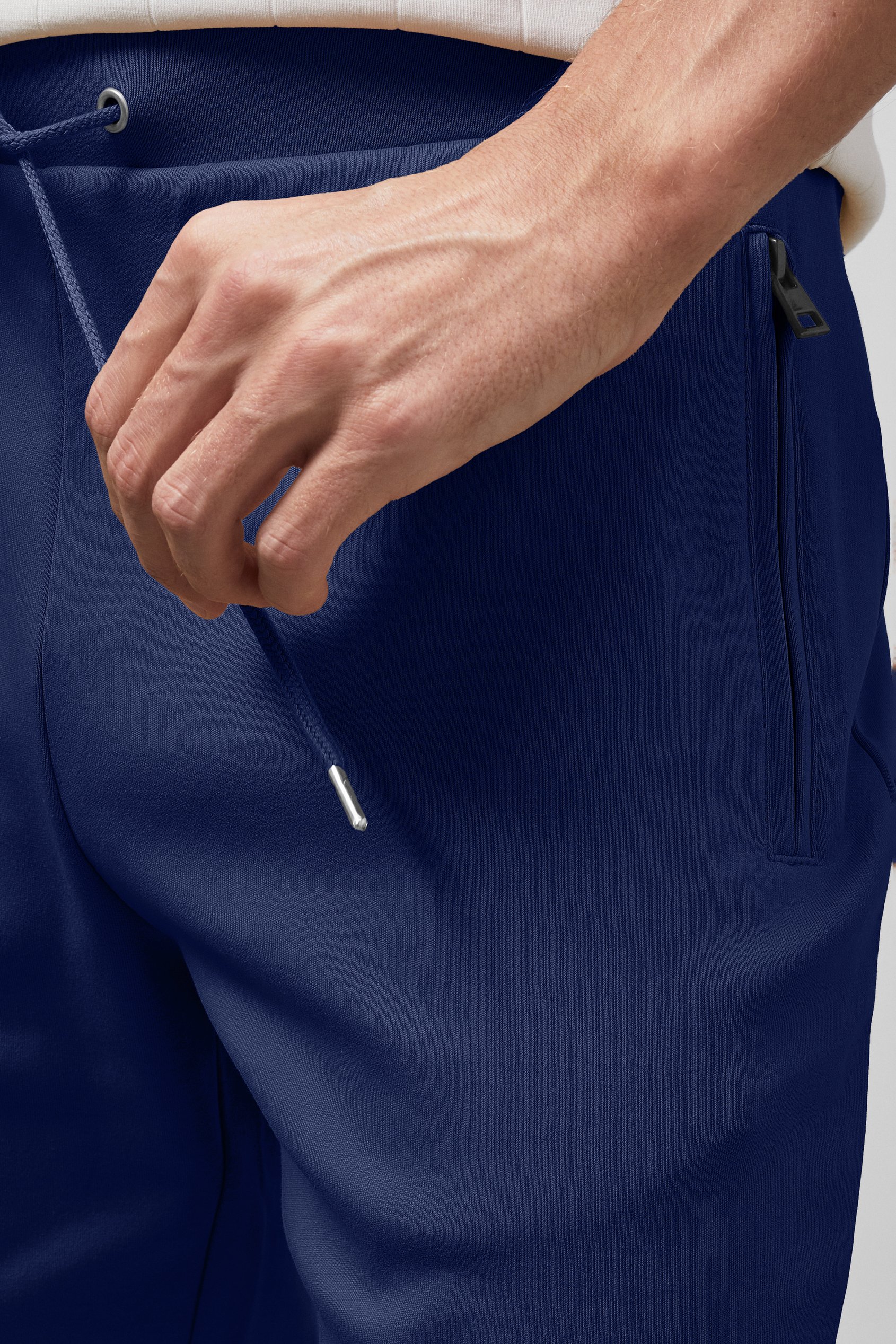 Men's Straight Fit Zip Pocket Jersey Shorts | Enorsia
