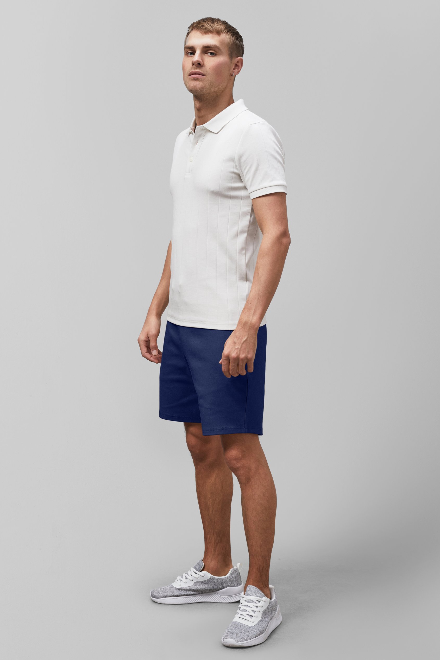 Men's Straight Fit Zip Pocket Jersey Shorts | Enorsia