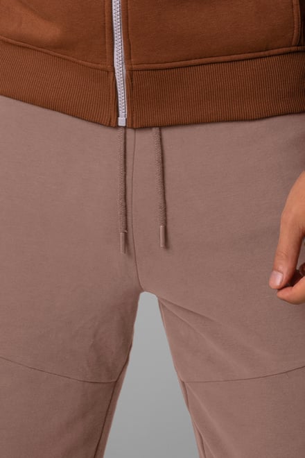 Mens Cut & Sew Zip Jogger