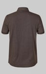 Band Collar Interlock Polo Shirt