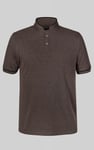 Band Collar Interlock Polo Shirt