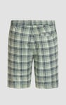 Check Print Jersey Shorts