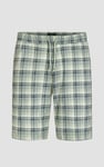 Check Print Jersey Shorts