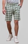 Check Print Jersey Shorts