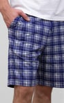 Check Print Jersey Shorts