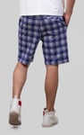 Check Print Jersey Shorts